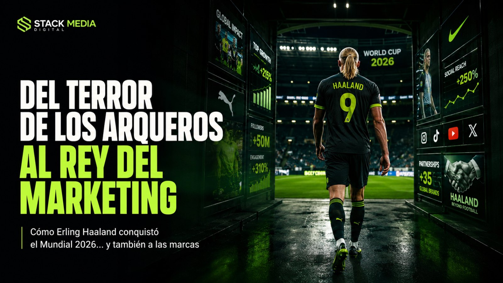 Erling Haaland: cómo el Mundial 2026 lo convirtió en un fenómeno del marketing mundial