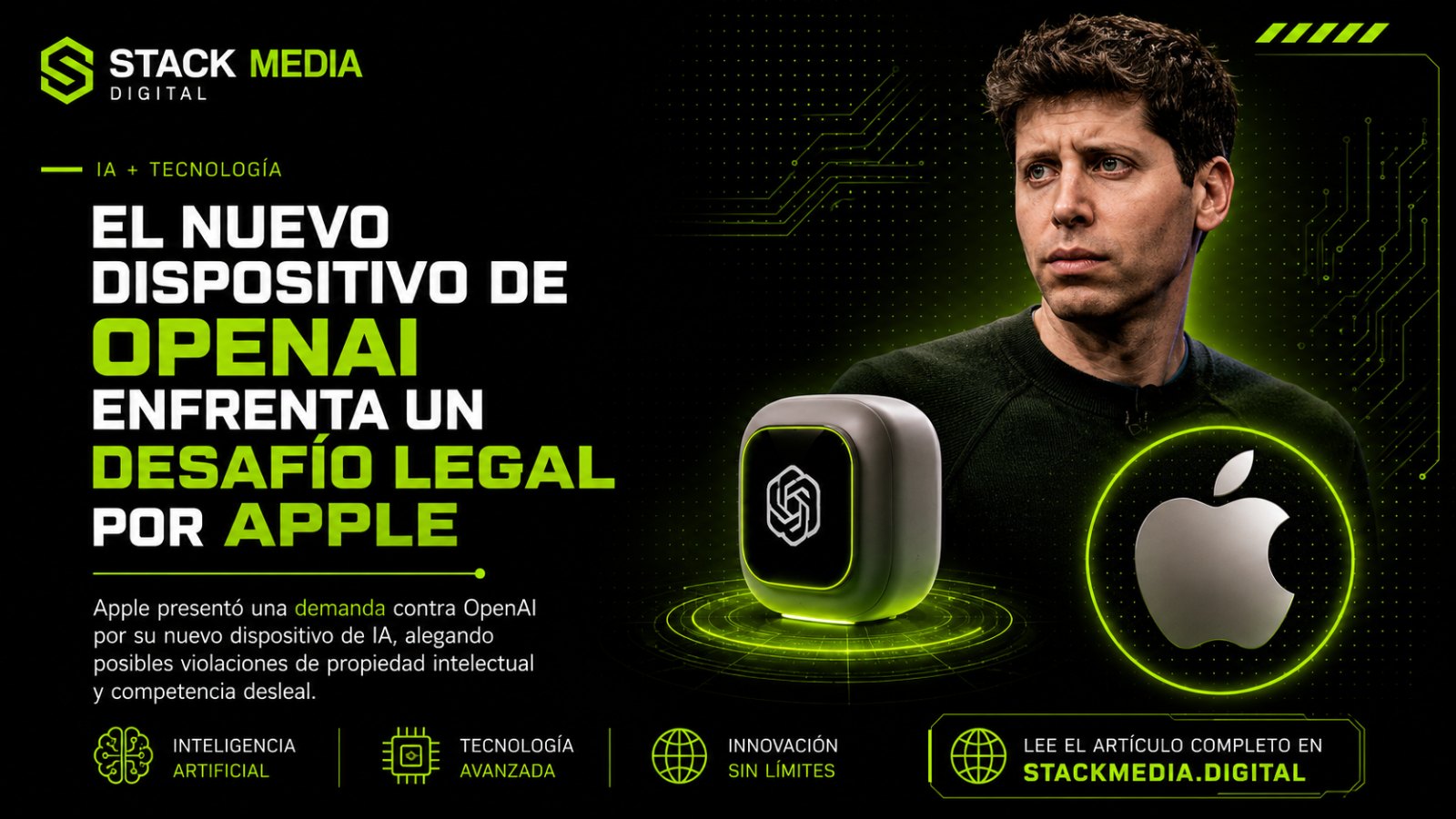 Apple demanda a OpenAI: qué ocurrió, por qué importa y cómo puede afectar a la industria tecnológica
